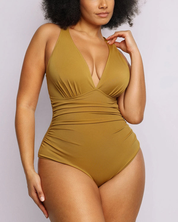 FlexiSculpt™ Plunge Tummy Control Swimsuit