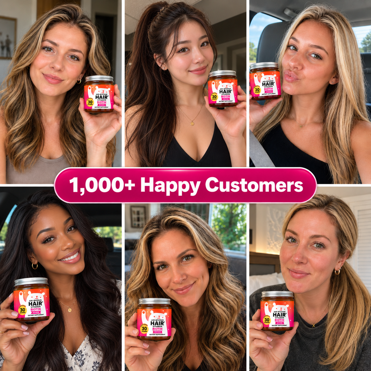 Biotin Gummies – For Longer, Thicker & Stronger Hair