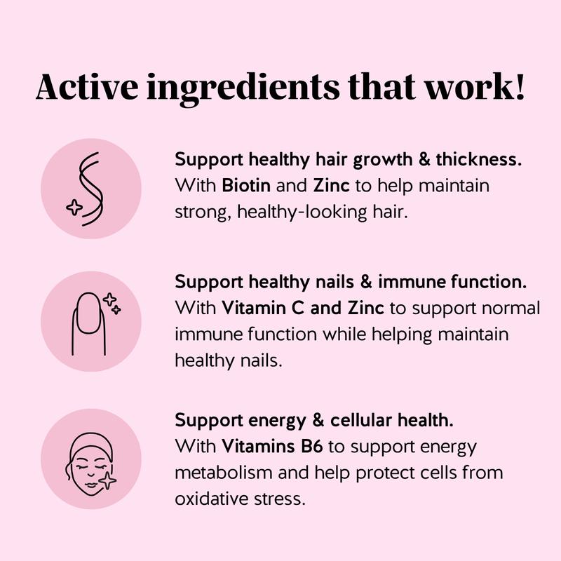 Biotin Gummies – For Longer, Thicker & Stronger Hair