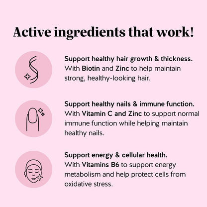 Biotin Gummies – For Longer, Thicker & Stronger Hair