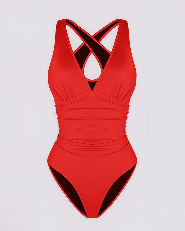 FlexiSculpt™ Plunge Tummy Control Swimsuit