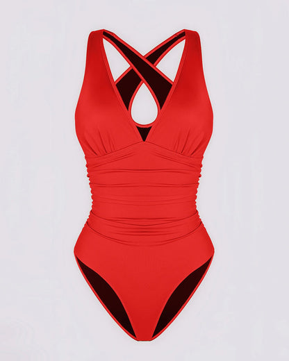 FlexiSculpt™ Plunge Tummy Control Swimsuit