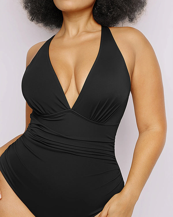 FlexiSculpt™ Plunge Tummy Control Swimsuit