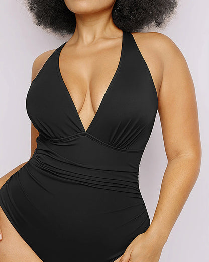 FlexiSculpt™ Plunge Tummy Control Swimsuit
