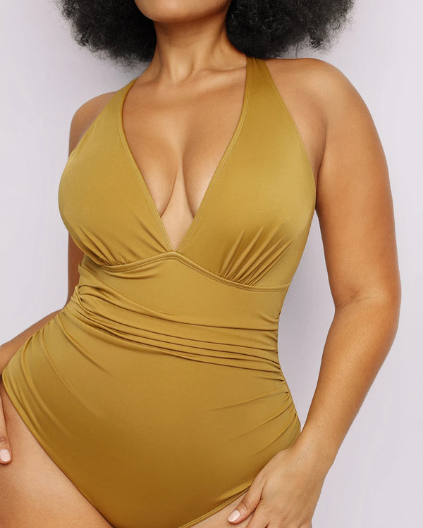 FlexiSculpt™ Plunge Tummy Control Swimsuit
